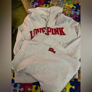 NWT VS PINK HOODIE AND SWEATS XXL